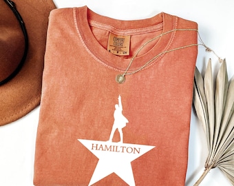 Alexander Hamilton Comfort Colors® Shirt, Broadway Musical Fan Tee, Founding Fathers History Shirt, Rise Shirt, Theater Lover Gift, D333