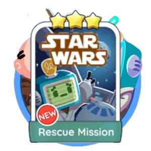 Monopoly-Go-stickers Star Wars 3 Stars - Reddingsmissie