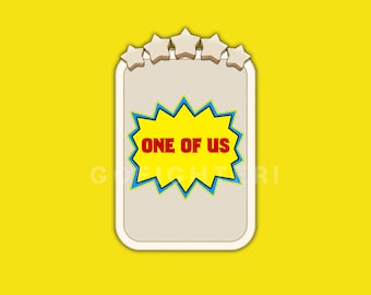 Monopoly_Go One Of Us Sticker 5 Stars - New Album