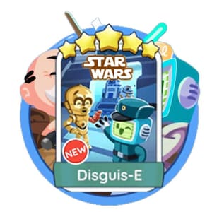 Monopoly-Go Aufkleber Star Wars 5 Sterne - Disguis-E