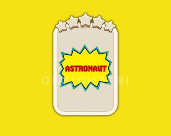 Monopoly_Go ASTRONAUT Sticker 5 Stars - New Album