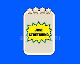 Monopoly_Go New Album 4-Star Sticker Just stretching (Digital Item)