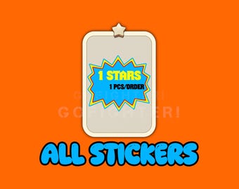 Monopoly_Go - New Album All 1 Stars Sticker - 1 pcs/order