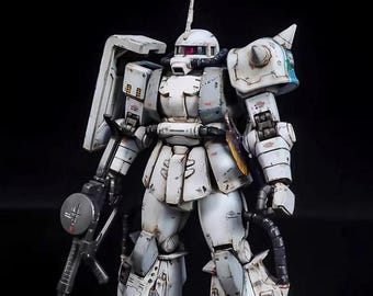 Kit de modelo MG a escala 1/100, Zaku versión 2.0 (modelado), personalizado y pintado por Shin Matsunaga.