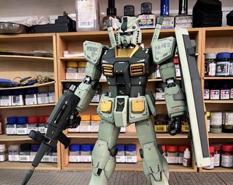 AeroModelBuild RX-78 Gundam 1.0 Kit de modelo PG 1/60 construido y pintado