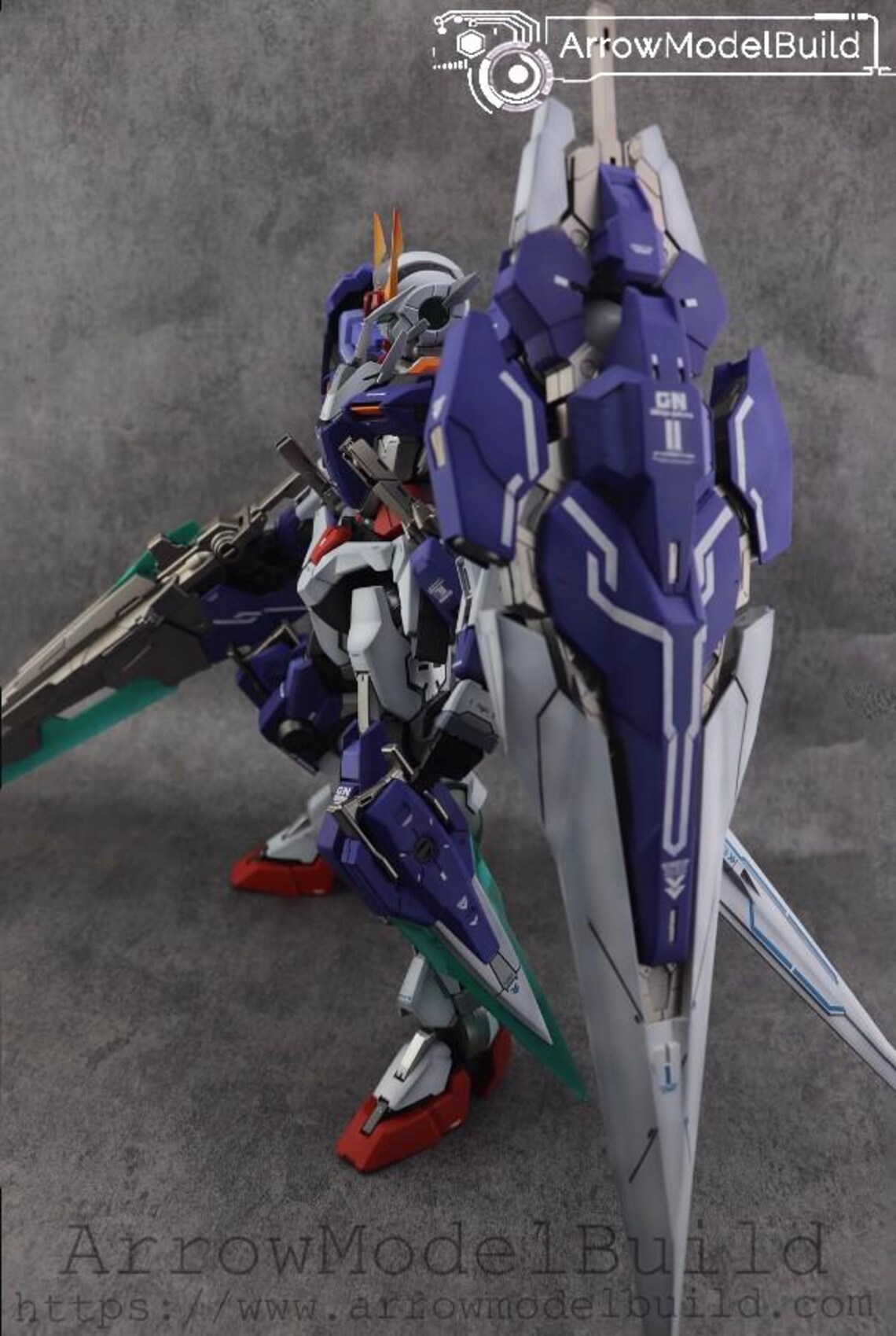 Aeromodelbuild Gundam 00 Raiser (shaping) Built & Painted PG 1/60 Model ...