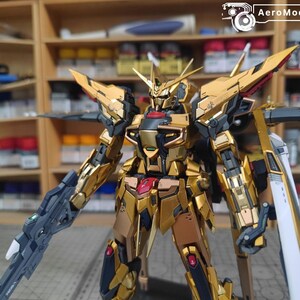 Gotowy, pomalowany zestaw Akatsuki Gundam Oowashi w skali 1/100 | Wykończenie na zamówienie | Profesjonalnie zmontowany zestaw modeli z żywicy | Prezent dla kolekcjonera anime zdjęcie 10