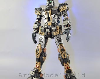 Kit de modelo Gundam RX-78-2 de AeroModelBuild, construido y pintado, PG Unleashed a escala 1/60