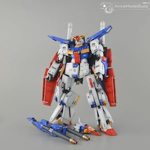 AeroModelBuild ZZ Gundam Ver Ka Gebaut & Bemalt MG 1/100 Model Kit