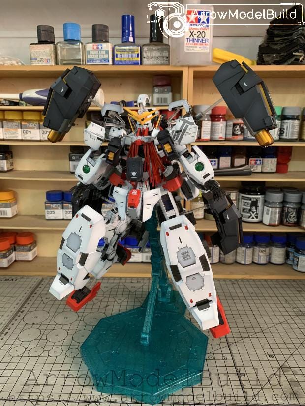 Aeromodelbuild Gundam Virtue Burst Armor Built & Painted MG 1/100