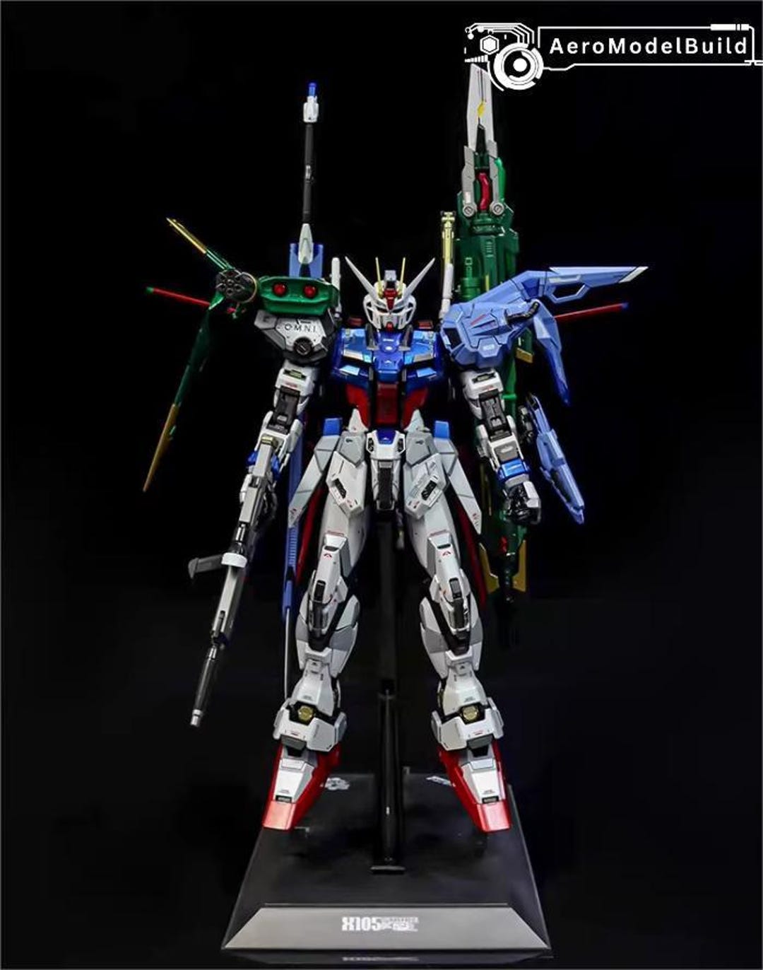 Pre-built Painted Perfect Strike Gundam PG 1/60 Scale | Custom