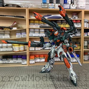 AeroModelBuild Verde Buster Gundam Built & Painted MG 1/100 Model Kit