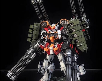 Pre-Built Painted Heavyarms Gundam EW MG 1/100 Scale | Custom Shaping 2.0 Finish | Professionally Assembled Model Kit | Anime Collector Gift