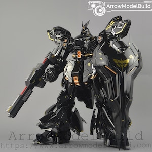 AeroModelBuild Sazabi Gundam (Custom Black) Built & Painted MG 1/100 Model Kit
