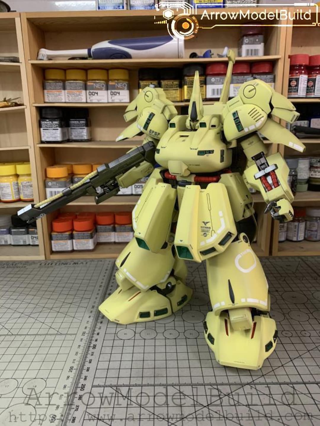 ヴァミリアバレル GPプロモ Aeromodelbuild PMX-003 THE O Mobile Suit Z Gundam Built & Painted