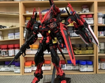 Gundam Astray Red Frame Red MG escala 1/100 preensamblado y pintado / Acabado personalizado / Kit de modelo ensamblado profesionalmente / Regalo para coleccionistas de anime