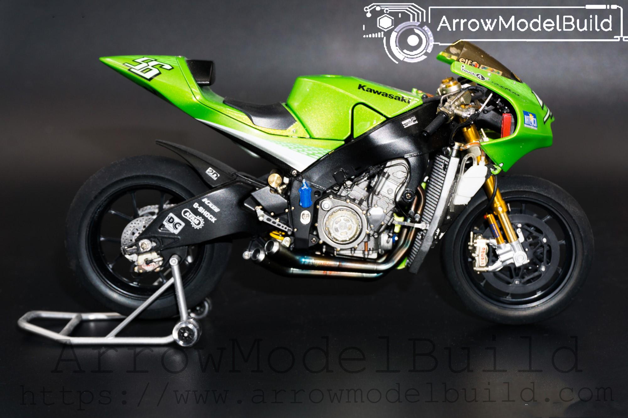 タミヤ カワサキ Ninja ZX-RR Ver.custom 完成品 Aeromodelbuild Tamiya Kawasaki Ninja ZX-RR Built & Painted 1/12