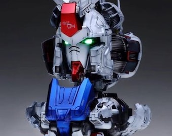 AeroModelBuild GP04 Gundam Head with LED Built & Painted Model Kit
