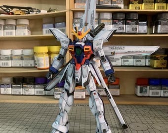 Gundam X MG 1/100 preensamblado y pintado / Acabado personalizado / Kit de modelo ensamblado profesionalmente / Regalo para coleccionistas de anime