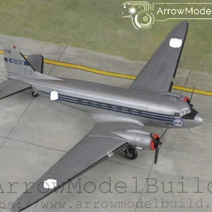 AeroModelBuild C-47 Meiling Transport Aircraft Built & Painted 1/72 Model Kit
