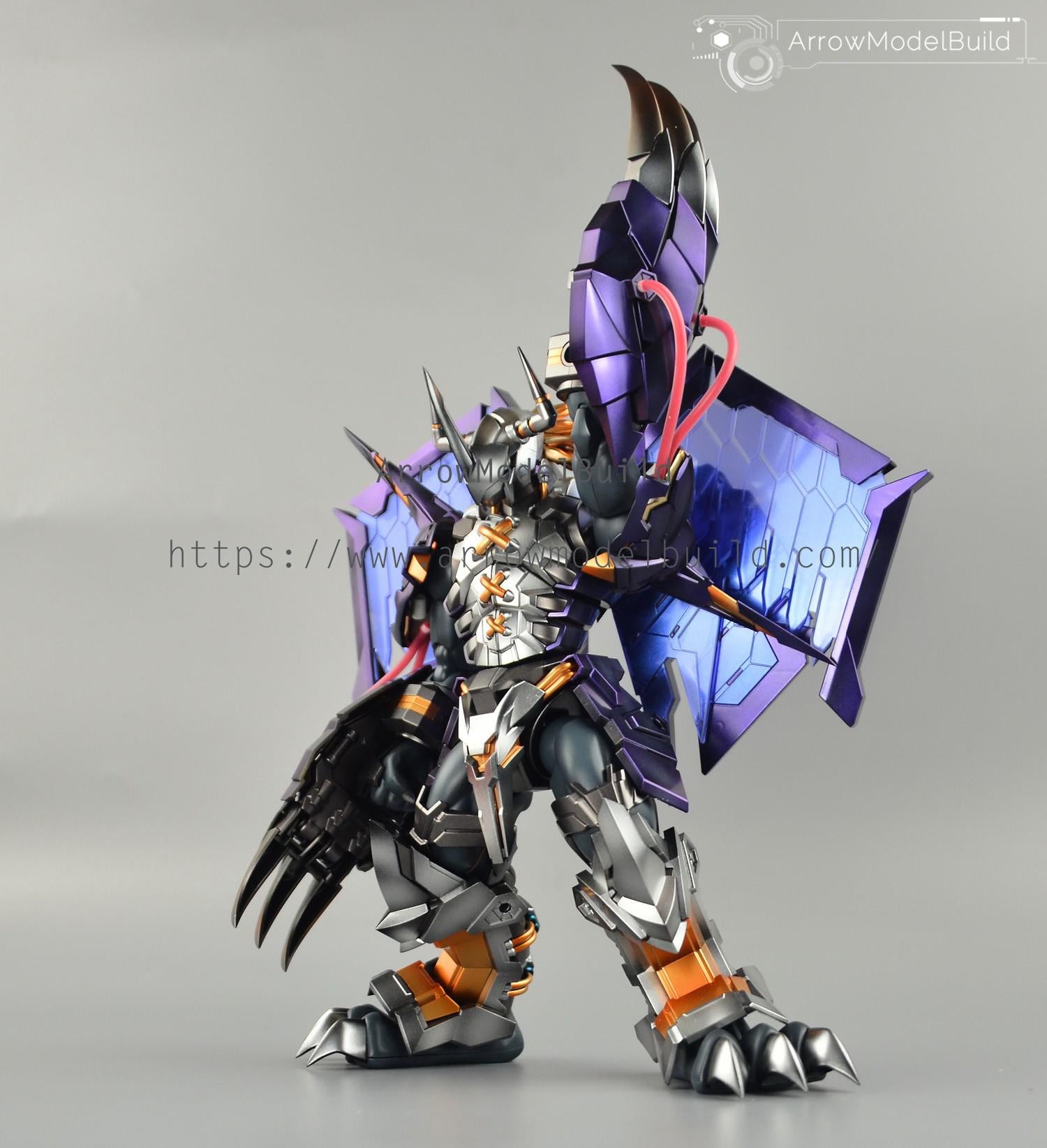 AeroModelBuild Black Wargreymon (Amplified) Advanced Process Metal Coloring Built & Painted Model Kit
