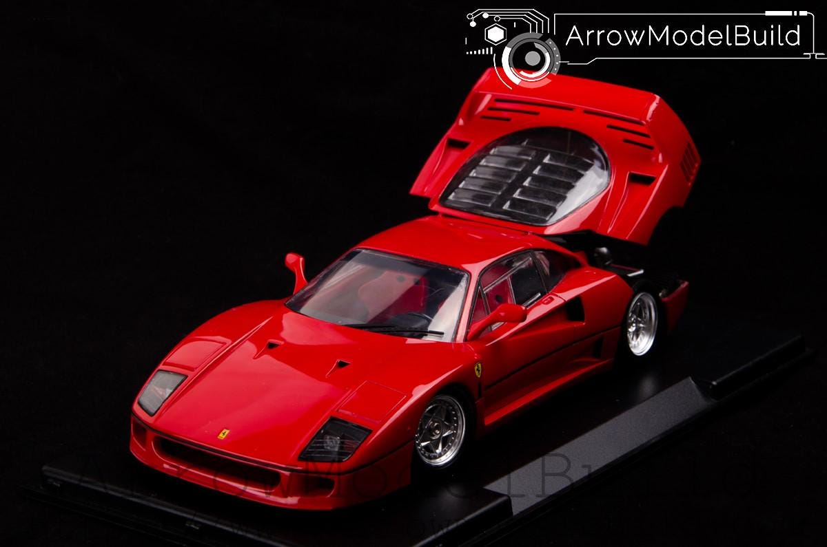 エアロモデルビルド タミヤ フェラーリ F40 組み立て・塗装済み 1/24