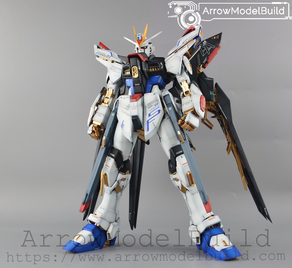 Aeromodelbuild Strike Freedom Gundam Built & Painted PG 1/60 Model Kit ...