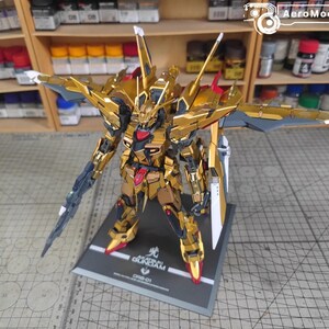 Gotowy, pomalowany zestaw Akatsuki Gundam Oowashi w skali 1/100 | Wykończenie na zamówienie | Profesjonalnie zmontowany zestaw modeli z żywicy | Prezent dla kolekcjonera anime zdjęcie 4