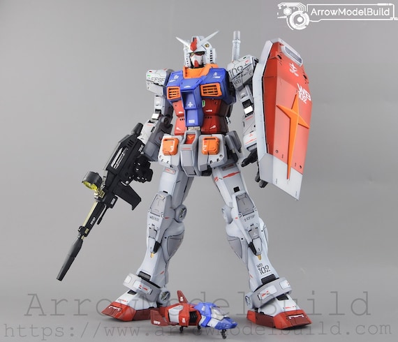 Pre-built Painted RX-78-2 Gundam PG 1/60 Scale | Custom Shaping