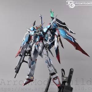 AeroModelBuild Destiny Fate Gundam with LED Built & Painted MG 1/100 Model Kit