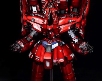 AeroModelBuild Neo Zeon (Metal Color) Gundam Built & Painted HG 1/144 Model Kit
