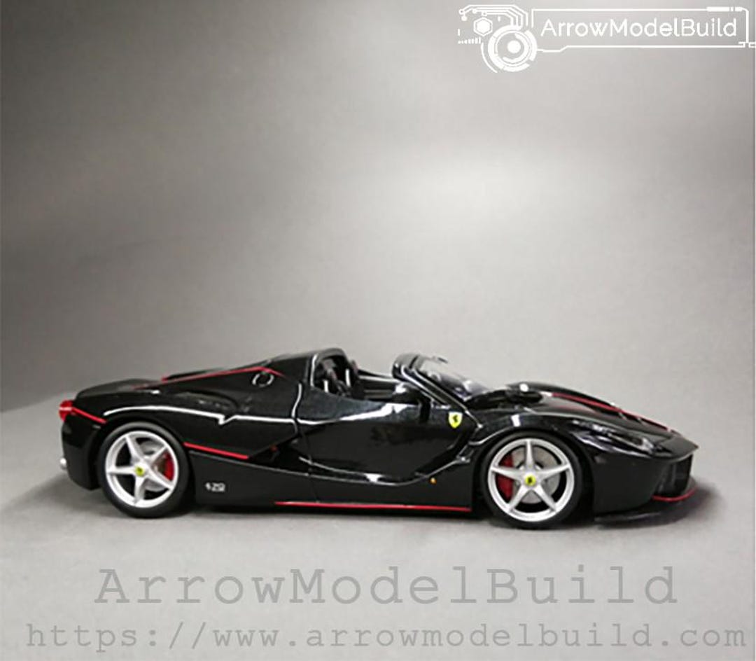 Aeromodelbuild Ferrari Rafa Convertible (black) Built & Painted 1/24 ...