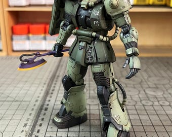 AeroModelBuild Cucuruz Doan's Zaku (Shaping) Built & Painted HG 1/144 Model Kit