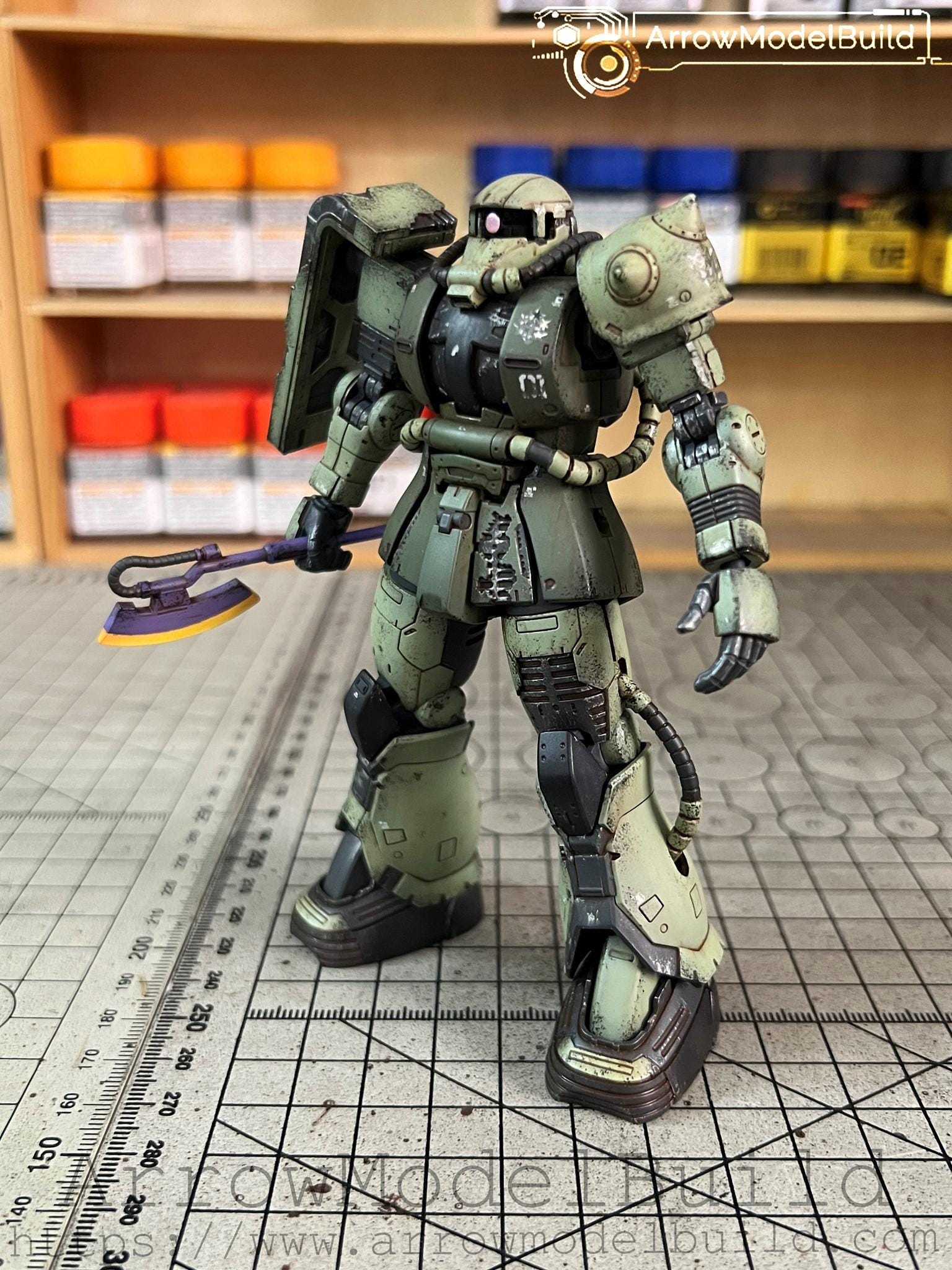 Aeromodelbuild Cucuruz Doan's Zaku (shaping) Built & Painted HG 1