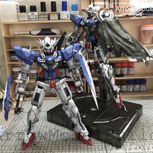 塗装済みバンダイ PG 1/60 GN-001 ガンダムエクシア LEDユニット