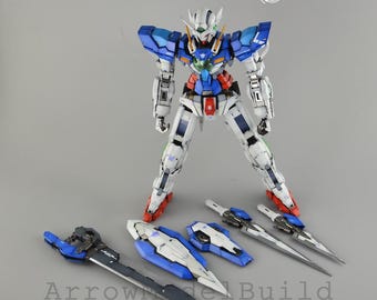 塗装済みバンダイ PG 1/60 GN-001 ガンダムエクシア LEDユニット付き