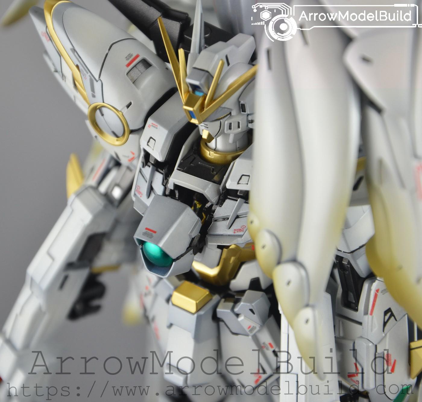 Aeromodelbuild Wing Gundam Snow White Prelude 2.0 Built & Painted