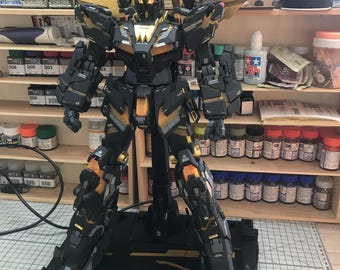 AeroModelBuild Gundam Banshee Built & Painted PG 1/60 Resin Model Kit