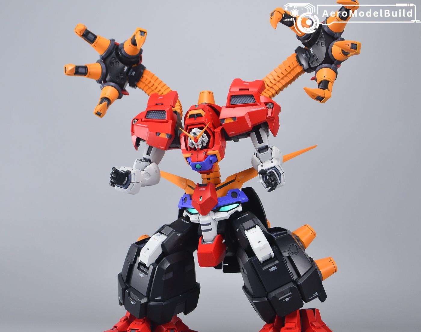 Aeromodelbuild GK Devil Gundam Built & Painted 1/100 Resin Model