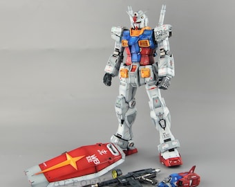 Kit de modelo Gundam RX-78-2 (codificación especial) de AeroModelBuild, construido y pintado, escala 1/60, PG Unleashed