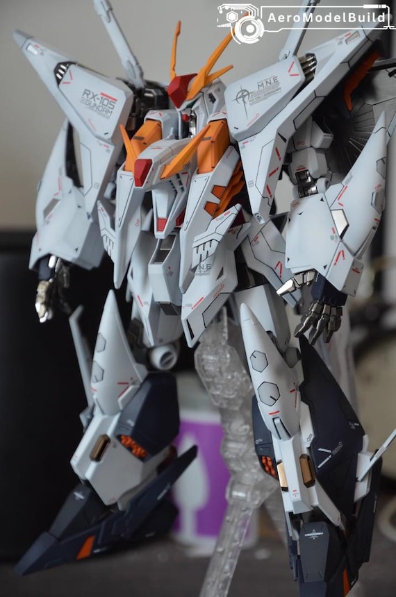 Pre-built Painted RX-105 Xi Gundam 1/144 Scale | Custom Finish