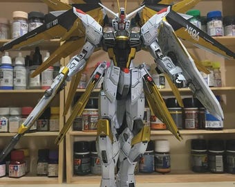 AeroModelBuild Freedom (Custom White) Built & Painted MG 1/100 Model Kit