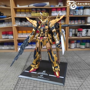 Gotowy, pomalowany zestaw Akatsuki Gundam Oowashi w skali 1/100 | Wykończenie na zamówienie | Profesjonalnie zmontowany zestaw modeli z żywicy | Prezent dla kolekcjonera anime zdjęcie 1
