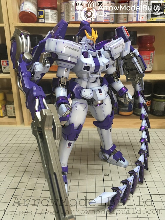 Aeromodelbuild Tallgeese (custom Purple) Built & Painted MG 1/100