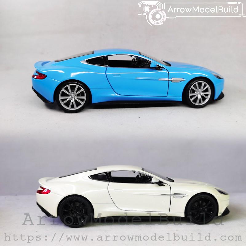 Aeromodelbuild Aston Martin Vanquish (baby Blue) Built & Painted 1
