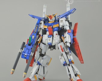 Enhanced 1/100 MG MSZ-010 ZZ Gundam 3d-printed Resin Conversion