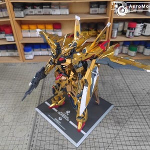 Gotowy, pomalowany zestaw Akatsuki Gundam Oowashi w skali 1/100 | Wykończenie na zamówienie | Profesjonalnie zmontowany zestaw modeli z żywicy | Prezent dla kolekcjonera anime zdjęcie 5