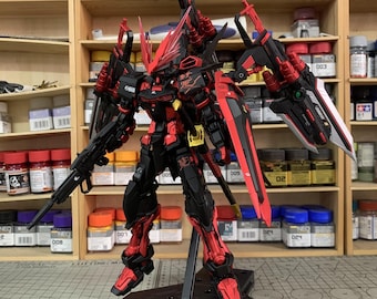 AeroModelBuild Red Dragon Astray Gundam (Black Ver) Built & Painted MG 1/100 Model Kit