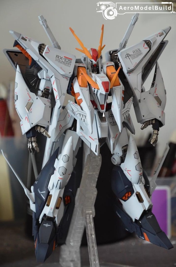 Aeromodelbuild RX-105 Xi Gundam Built & Painted 1/144 Model Kit