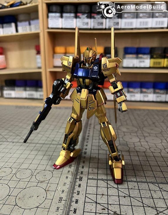 Aeromodelbuild Hyaku-shiki (shadow Version) Built & Painted HG 1